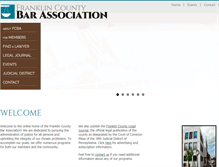 Tablet Screenshot of franklinbar.org
